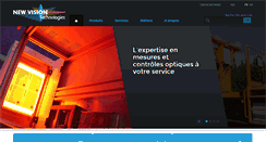 Desktop Screenshot of new-vision-tech.com